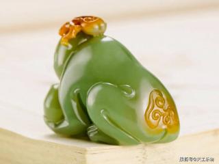 和田玉家族新丁!析木河磨玉"灵猴"!
